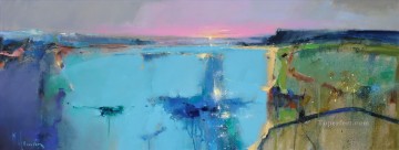la distancia entre el paisaje marino abstracto Pinturas al óleo